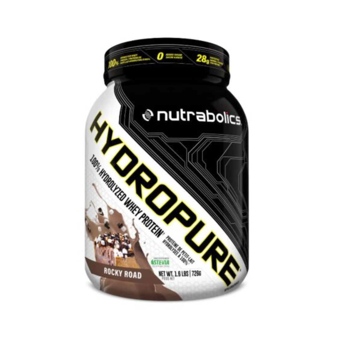 NUTRABOLICS HYDROPURE 100 % ISOLAT DE LACTOSÉRUM HYDROLYSÉ 1,6 LBS