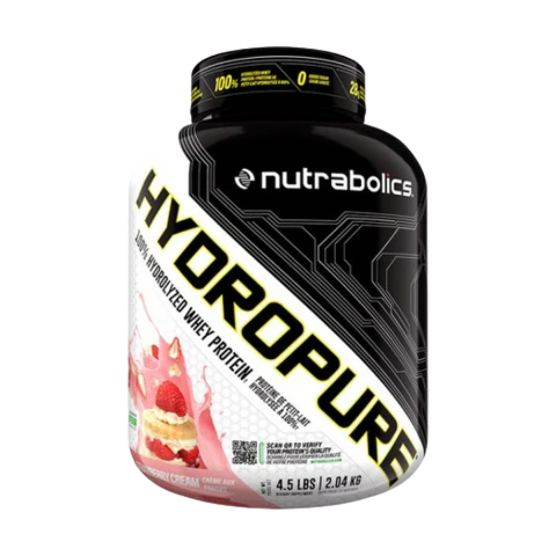 SOLDES ! NUTRABOLICS HYDROPURE ISOLAT DE LACTOSÉRUM HYDROLYSÉ À 100 % 4,5 LB