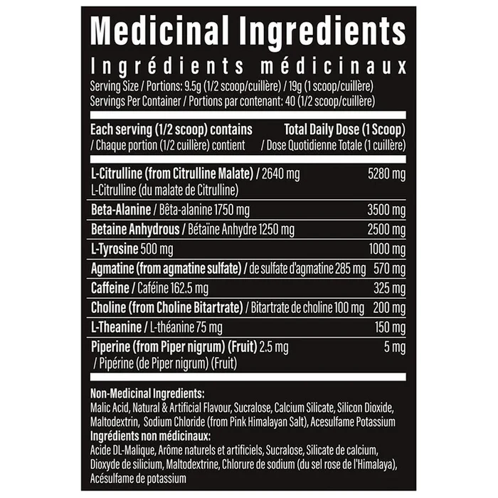 TC NUTRITION BATCH 27 PRE-WORKOUT 20 serv.