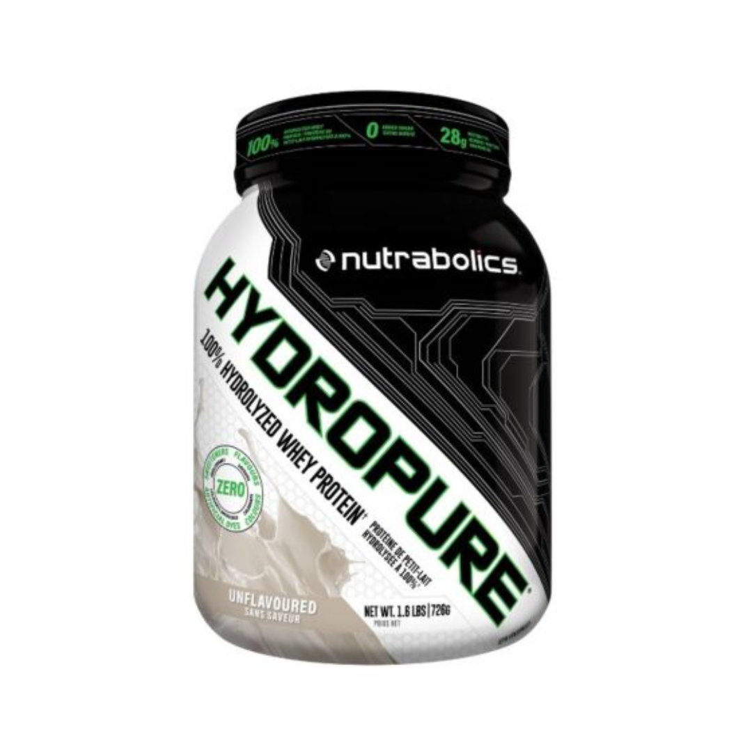 NUTRABOLICS HYDROPURE 100 % ISOLAT DE LACTOSÉRUM HYDROLYSÉ 1,6 LBS