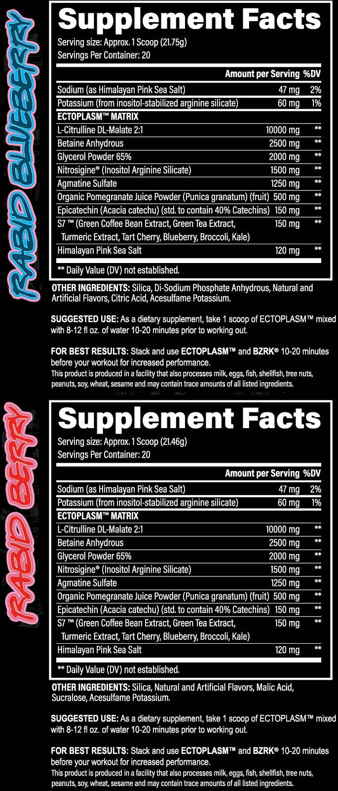 Summon insane pumps with Ecto Plasm Voodoo. Non‑stim, limited flavors. Get it now at Nutrizone.