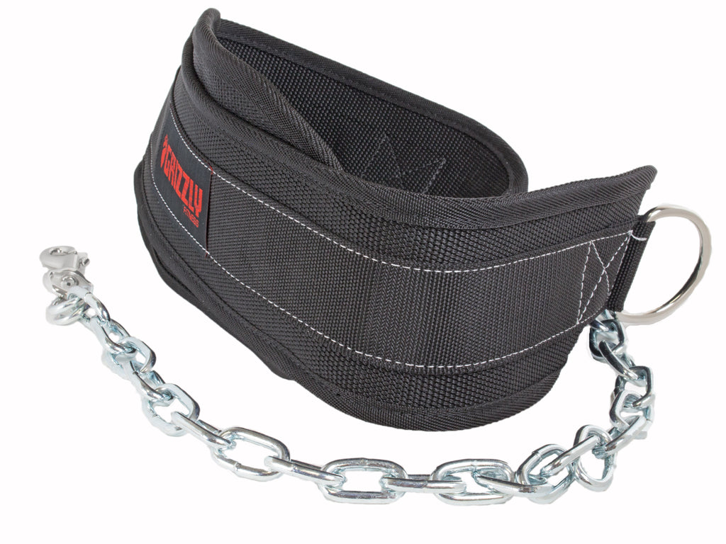 GRIZZLY Fitness Woven Nylon Pro Dip and Pull Up Belt with 36