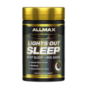 ALLMAX LIGHTS OUT SLEEP is a fast acting sleep aid that is made of the best-of-the-best key ingredients known to produce a deep sleep and to get there quickly. Best prices at Nutrizone.ca!