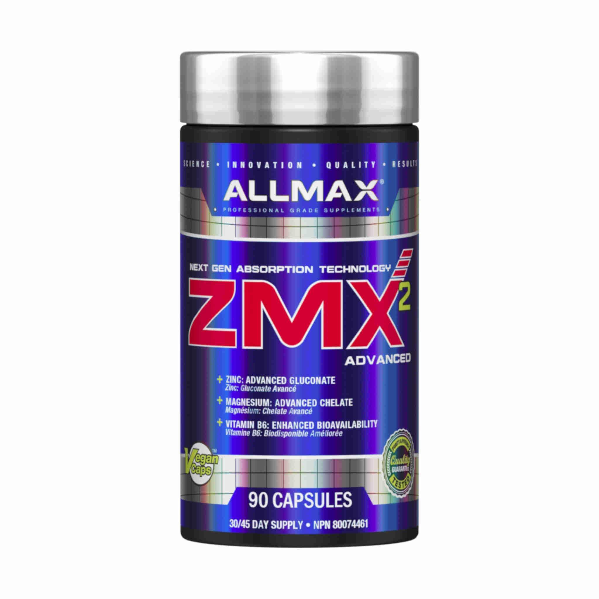 ALLMAX ZMX (ZMA) 90 CAPS. - Onl… Store Canada — NUTRIZONE.CA