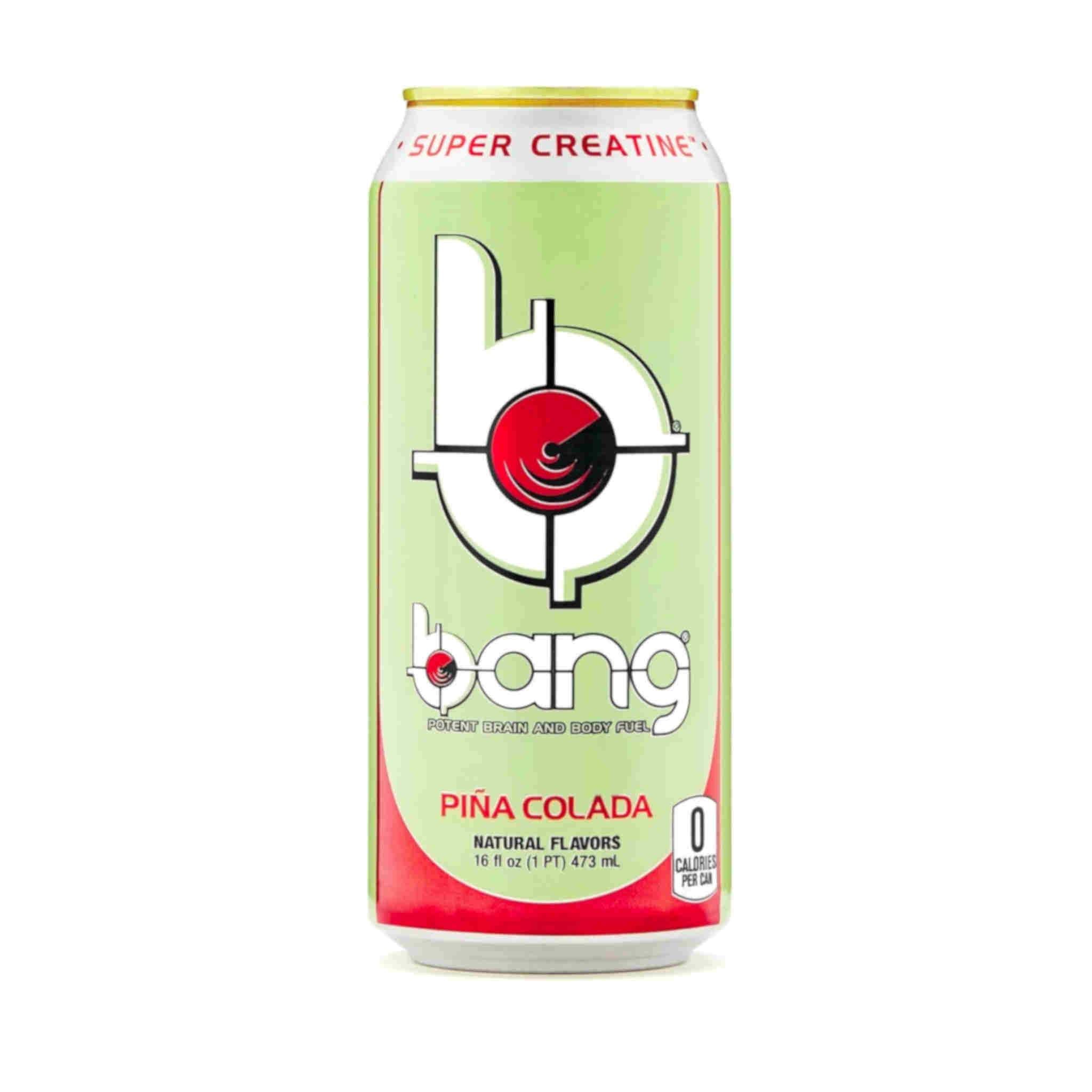 Bang energy drink powers you up with potent brain & body-rocking fuel: Creatine, Caffeine, & BCAAs 