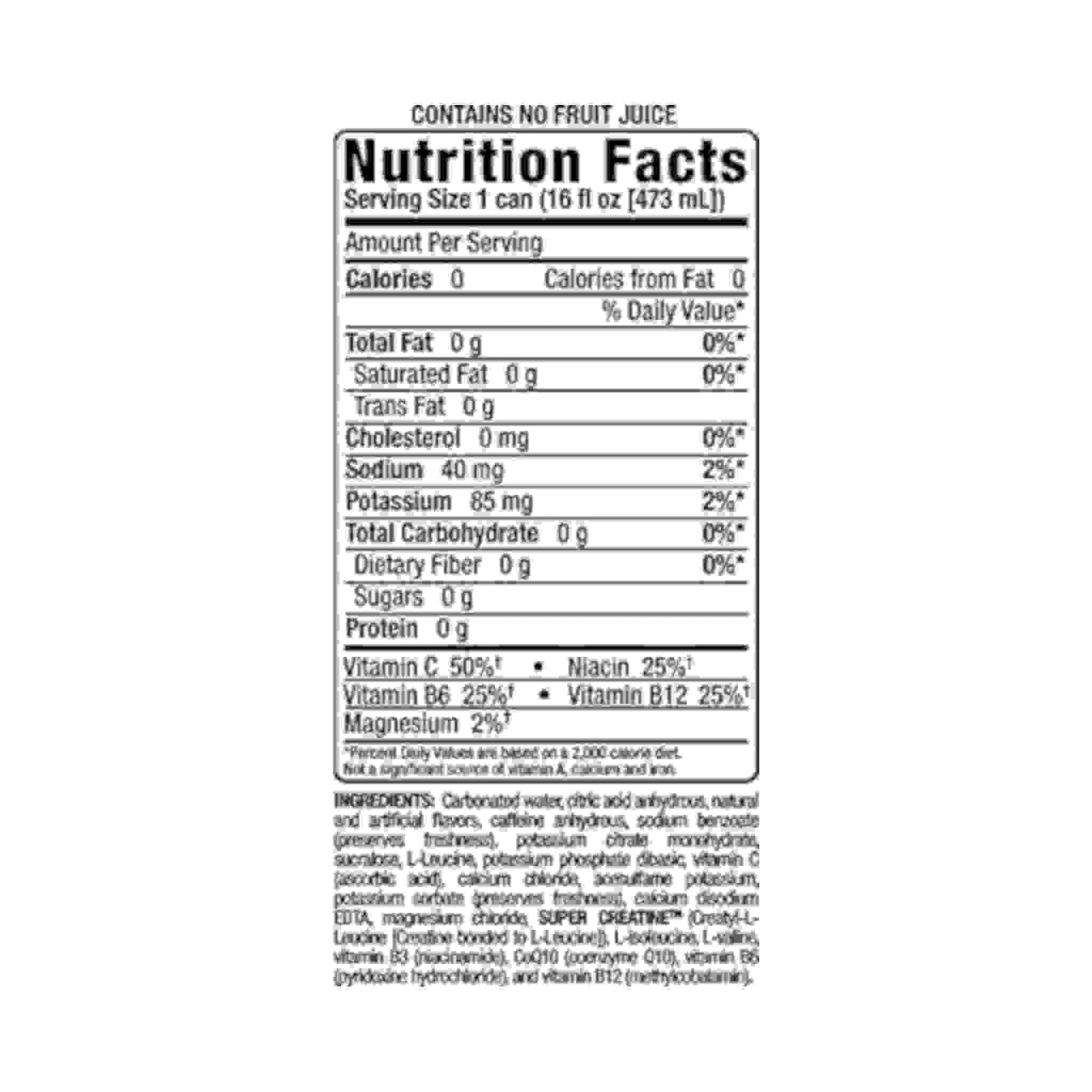 Bang energy drink powers you up with potent brain & body-rocking fuel: Creatine, Caffeine, & BCAAs 