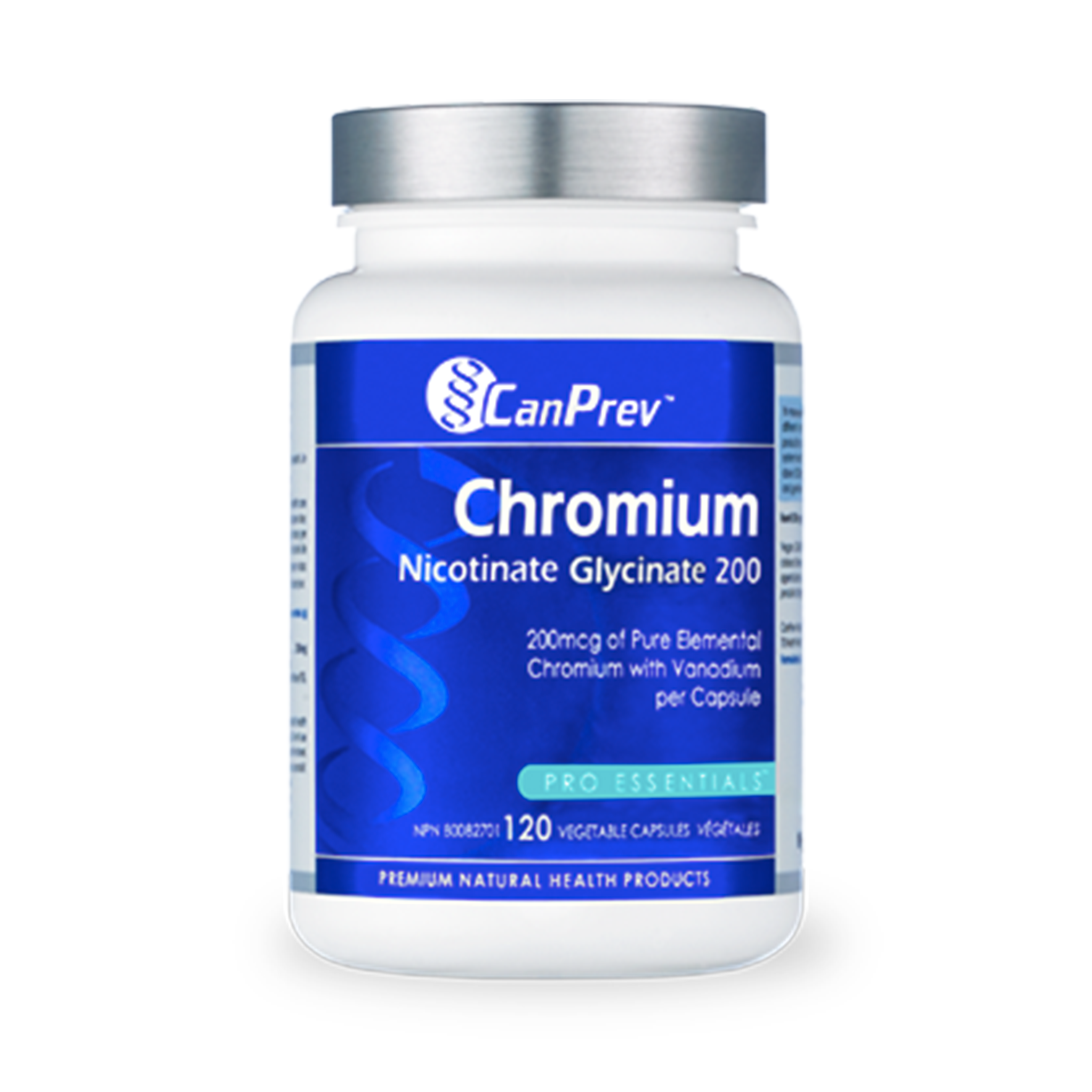 CANPREV Chromium Nicotinate Glycinate 200 mcg.