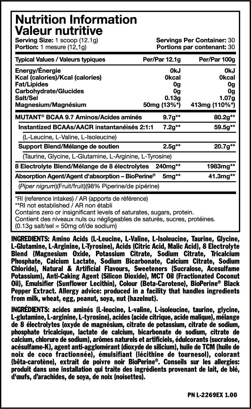 BUY MUTANT BCAA AT LOWEST PRICE