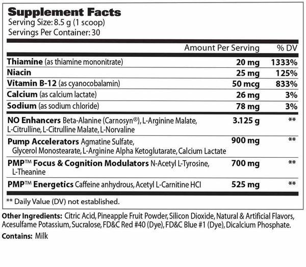 GAT PMP Has An Amazing Nitric Oxide Blend That Gives You A Good Blood Flow Circulation And Energy 