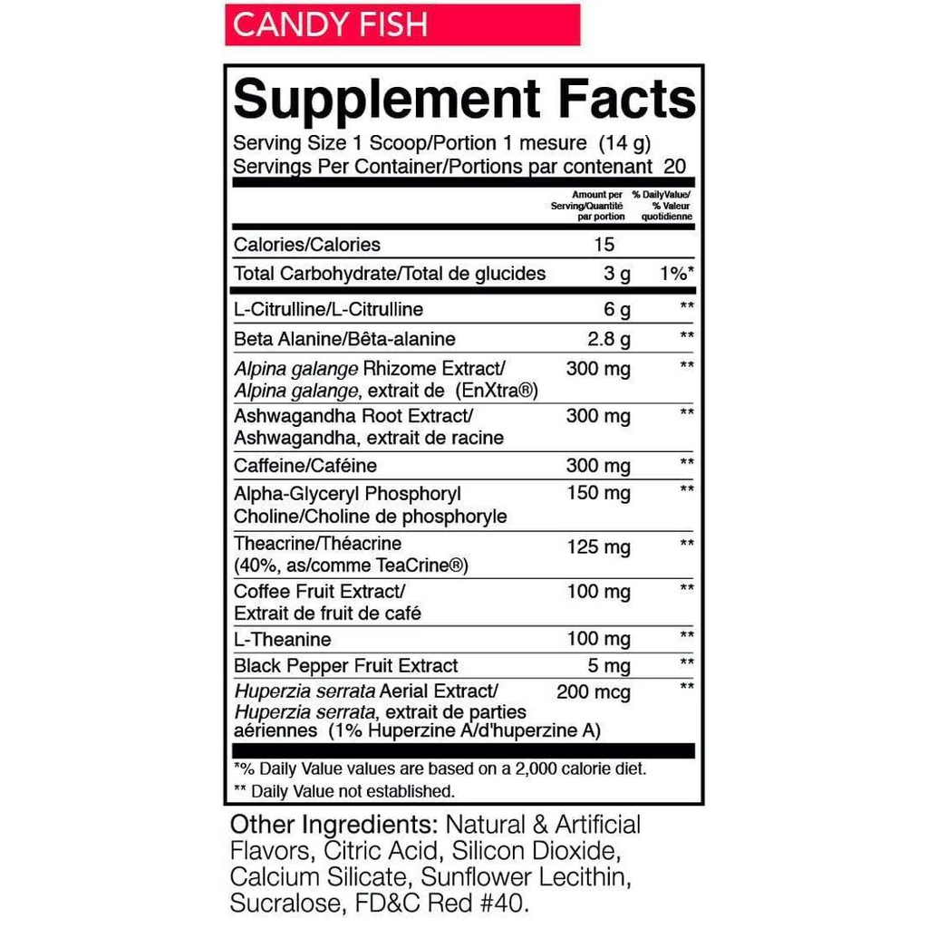 RIVALUS PRE-WORKOUT IGNITION 20 serv. **BEST BY: MAY 2024 