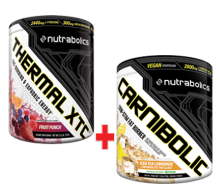 FAT BURNING STACK: NUTRABOLICS CARNIBOLIC & THERMAL XTC