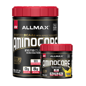 ALLMAX AMINOCORE BCAA 111 SERVING   ***SHORT DATES***