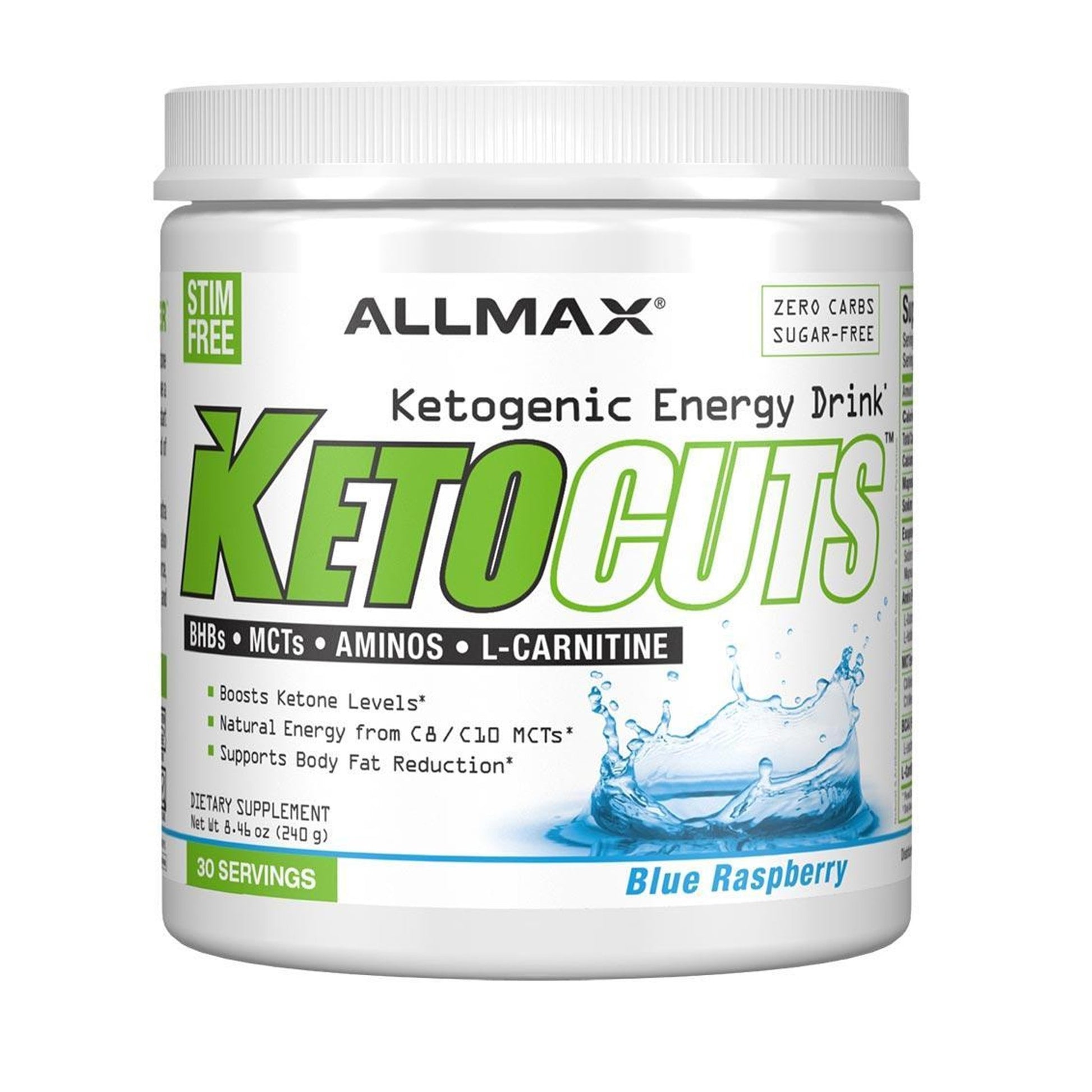 Allmax KetoCuts Increases Your Ketone Levels, Boosts Your Natural Energy And Helps Support Body Fat Reduction