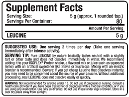 Allmax Leucine Promotes Muscle Recovery , Stimulates Protein Synthesis And Preserves Lean Muscle Mass
