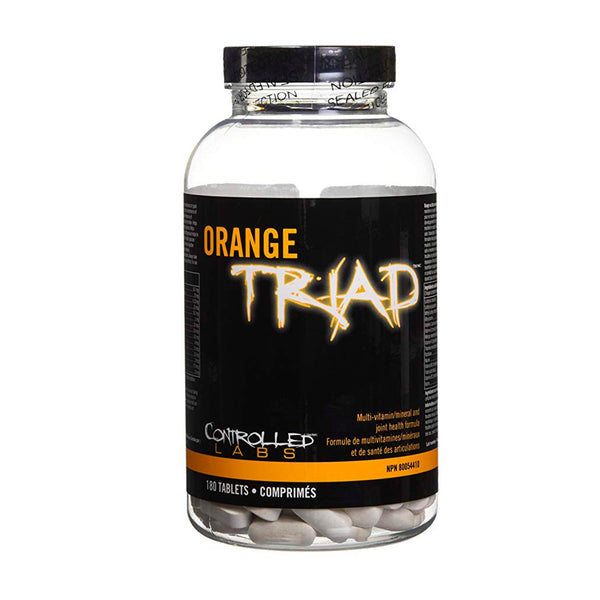 SALE! ORANGE TRIAD 180 tabs **BEST BY: MARCH 2024 – NUTRIZONE.CA