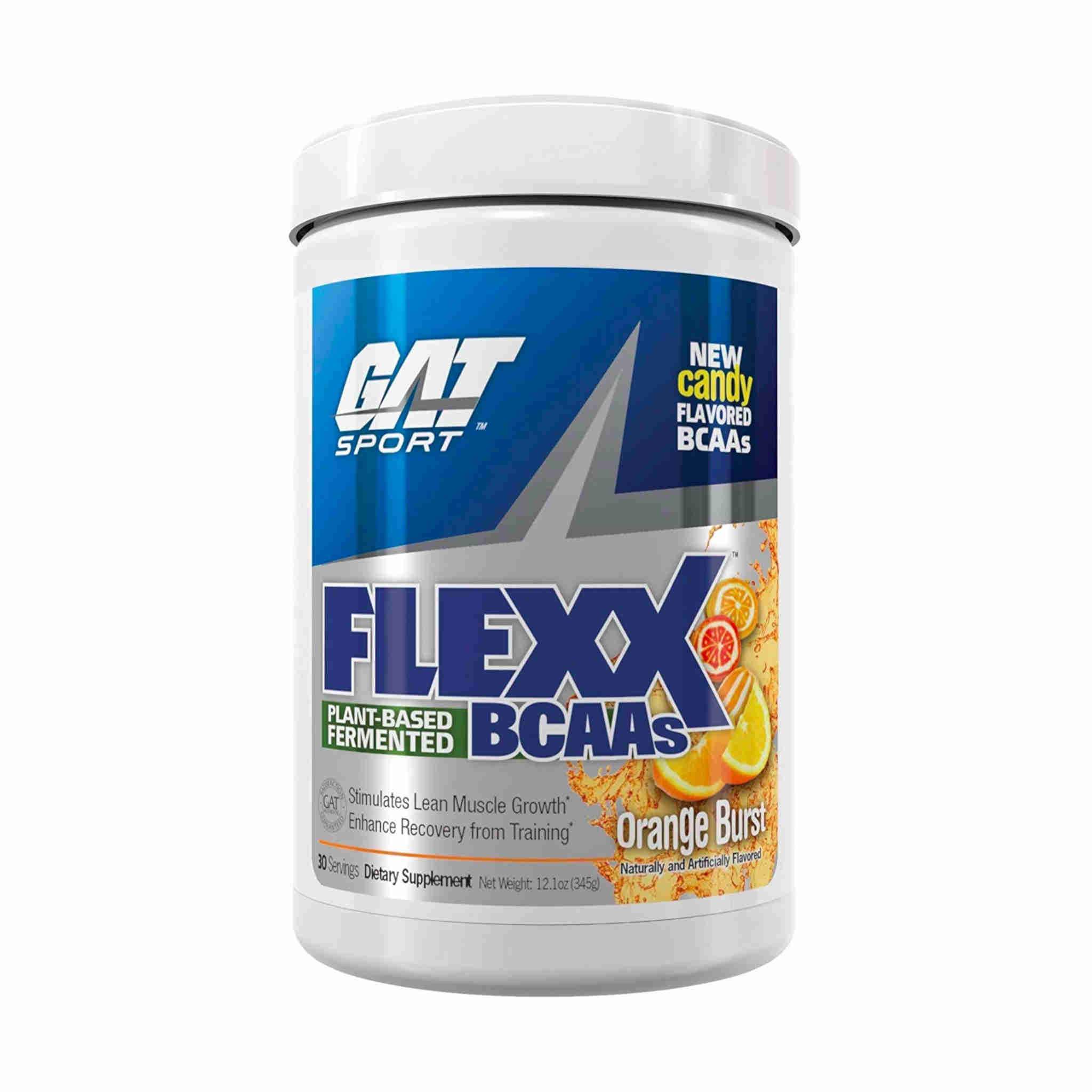GAT SPORT Flexx BCAA brings you the most comprehensive and delicious fermented BCAAs drink