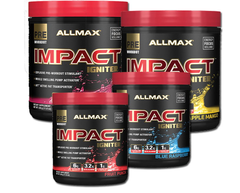 Allmax Impact Is A Pre-Workout Blend That Helps You Get Throughout Your Workout Without Having A Crash And Also Have Lion's Mane Which Will Help With Mental Focus 