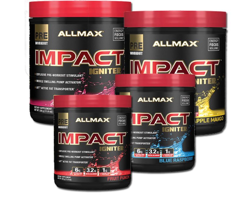 Allmax IMPACT IGNITER preworkout 328 gm. 