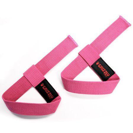 GRIZZLY Lifting Straps Pink *no return/vente finale 