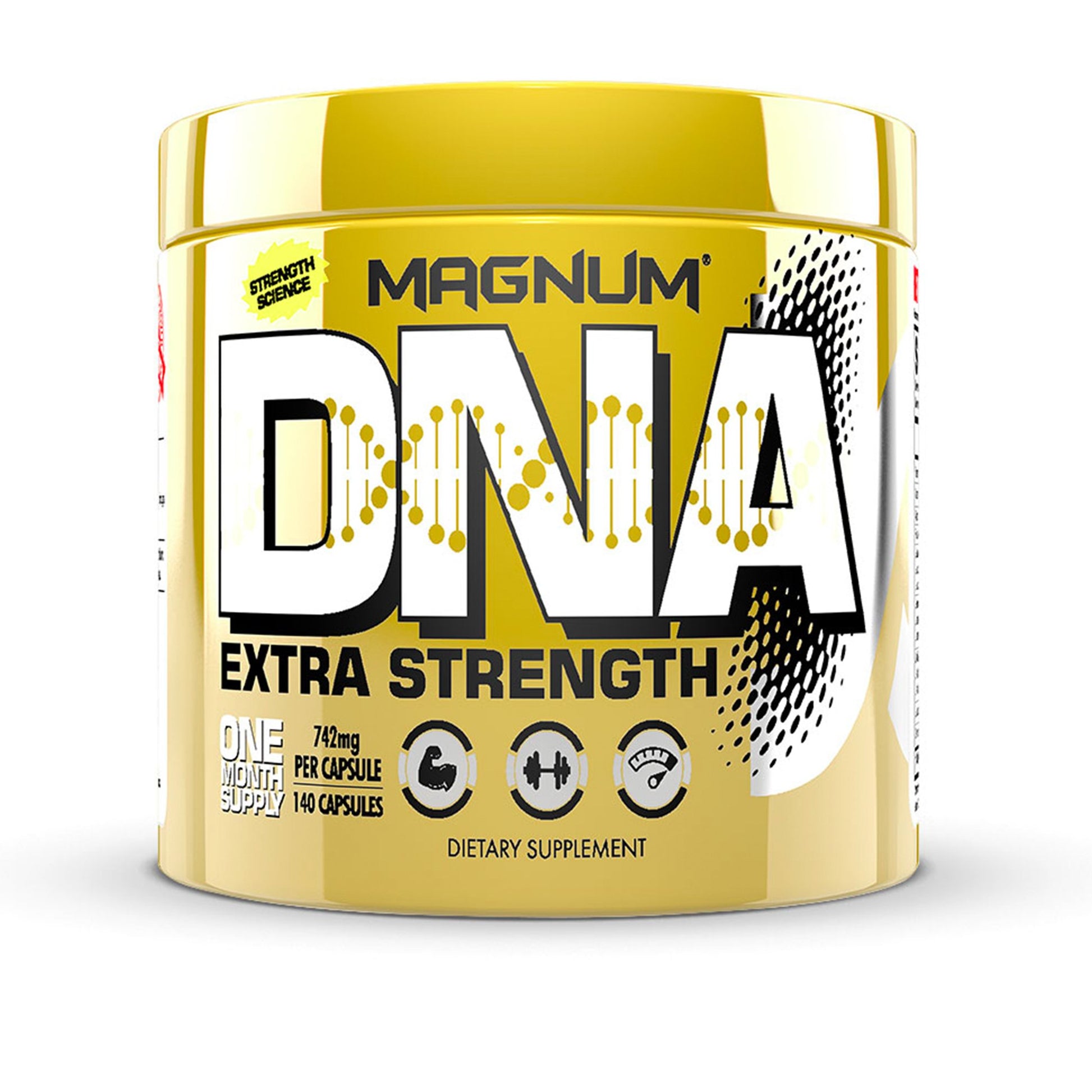 Magnum DNA Optimizes Protein Synthesis , Increases Recovery , Endurance , Strength And Reduce Your Ammonia Build Up In Your Muscle Cell