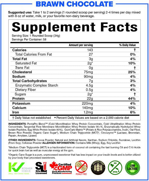 Magnum Brawn Muscle Building Protein 4.5lb (UNAVAILABLE)