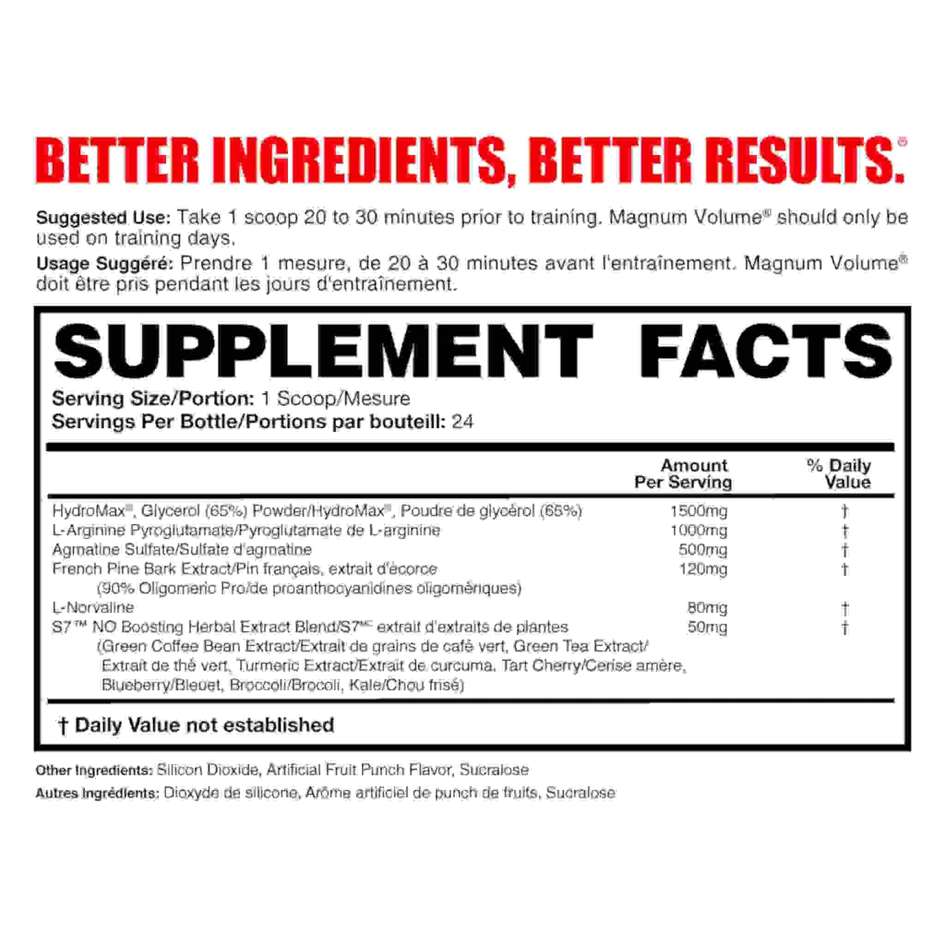 Magnum VOLUME Pump Intensifier Has A Great Nitric Oxide Formula Giving And Keeping A Good Pump For Long  