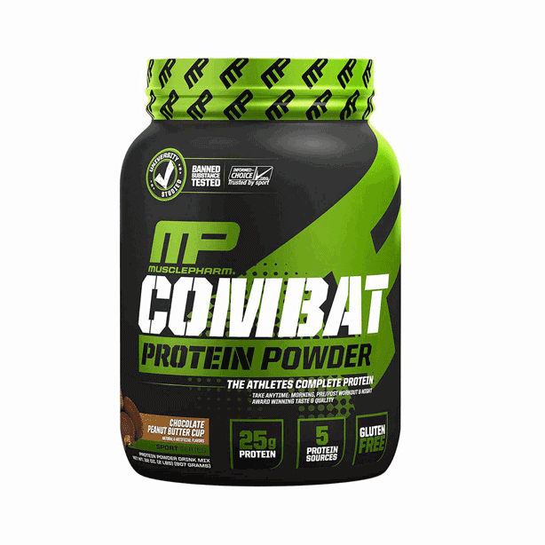MusclePharm Combat Protein Helps With Weight Gain And Has 5 Different Proteins For Muscle Building