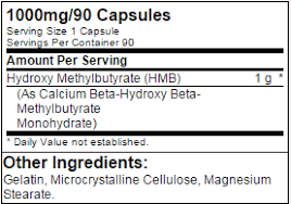 Optimum Nutrition HMB 1000 90 Caps 