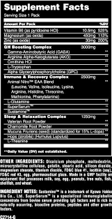 Animal Pm Increases Growth Hormone , Gives You Better Quality Sleep And Increases Recovery