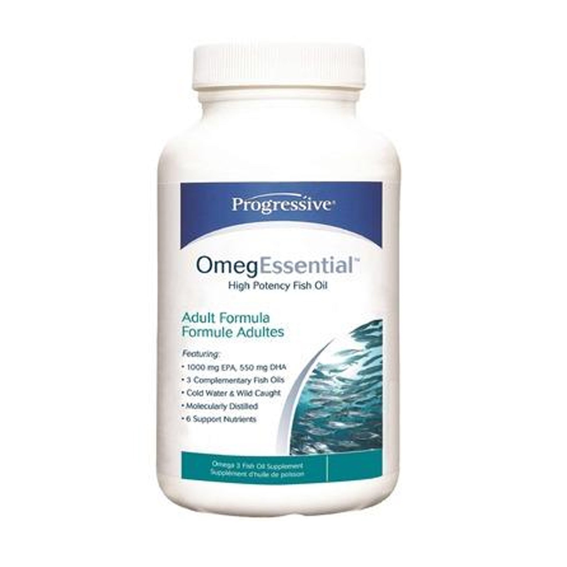 Progressive OmegEssential Gives You A Daily Amount Of Omega 3 + Vitamin D That Can Lower Blood Pressure And Heart Disease
